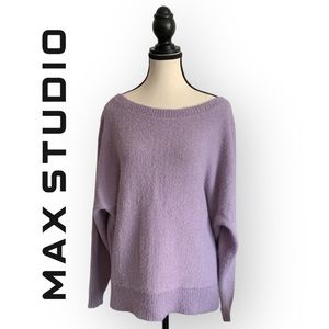 Max Studio Lilac Bat Wing Sweater Size S